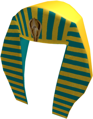 Pharaoh's Headdress - Egyptian Pharaoh Headdress (420x420), Png Download