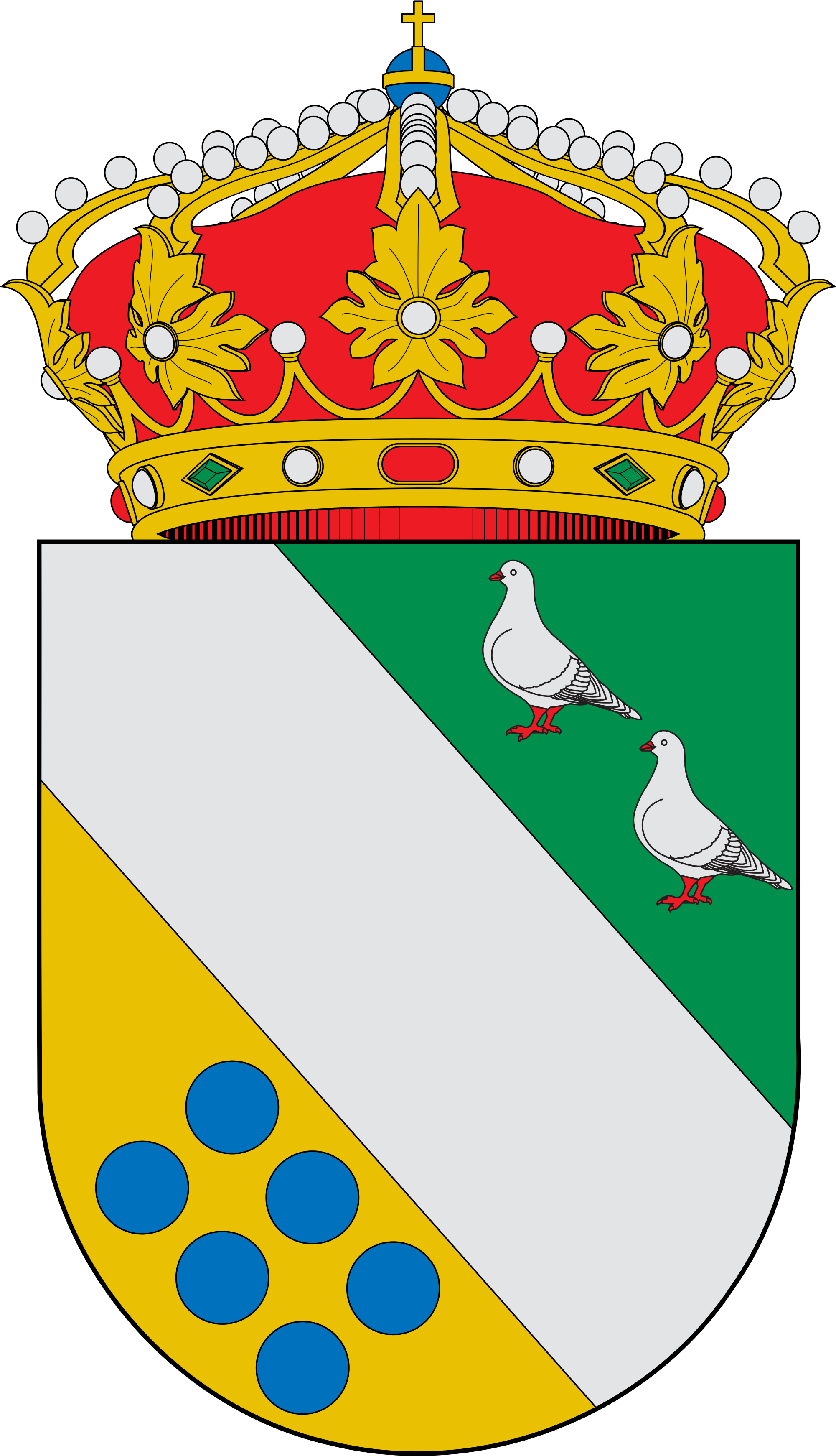 Open - Escudo Ciempozuelos (2000x3545), Png Download