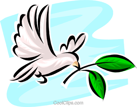 Palomas De La Paz Libres De Derechos Ilustraciones - Illustration (480x374), Png Download