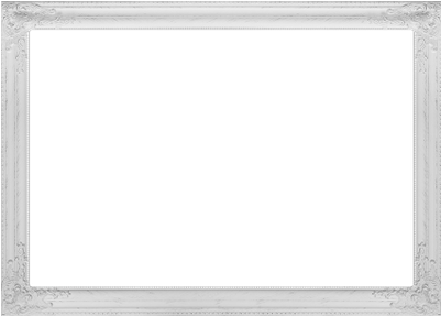 Large White Frame - Display Device (400x400), Png Download