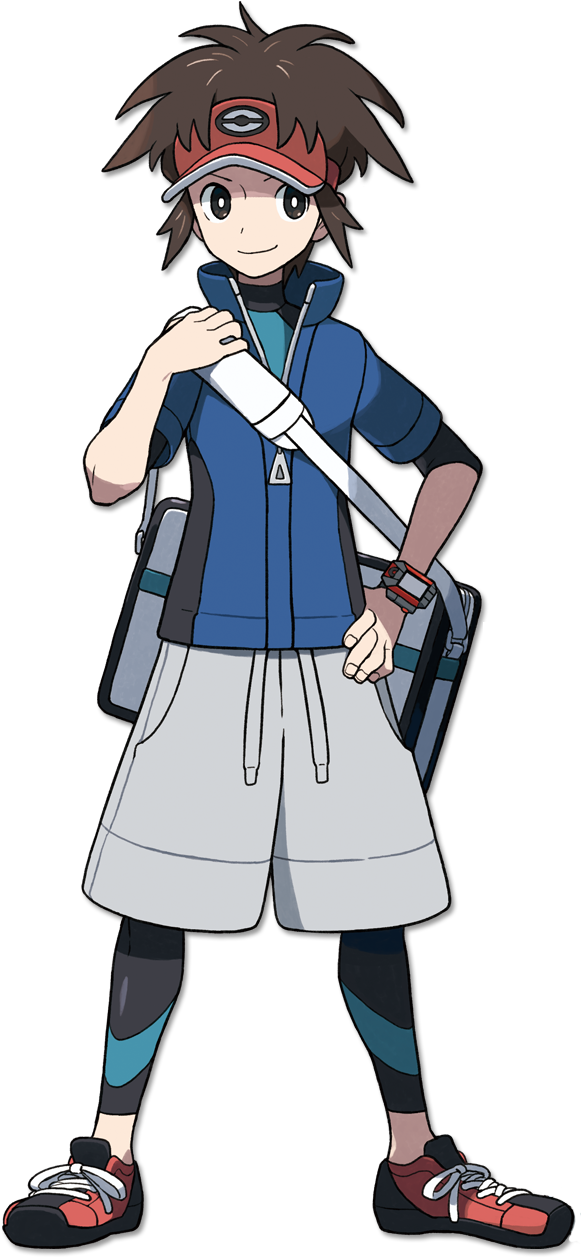 Nate Pokemon (576x1257), Png Download