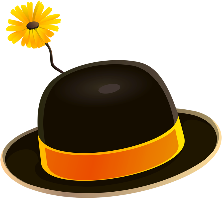 Яндекс - Фотки - Dibujo De Sombrero Fondo Transparente (800x719), Png Download