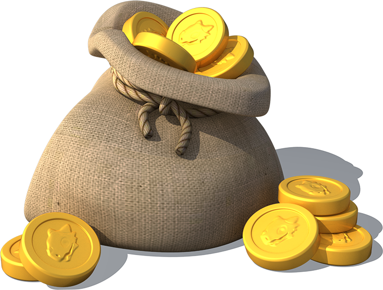 Sack Of Gold - Conde - Creative Puzzle Game (760x576), Png Download