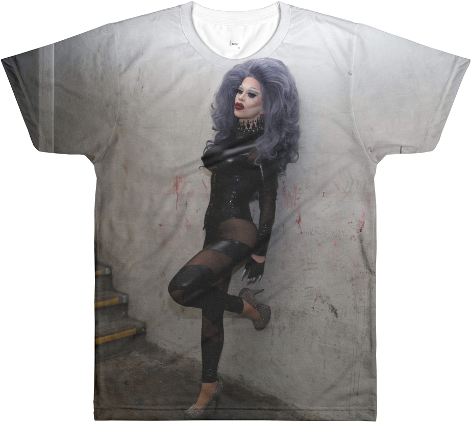 Phaedra Phaded "standing Up" Sublimated - T-shirt (1000x1000), Png Download