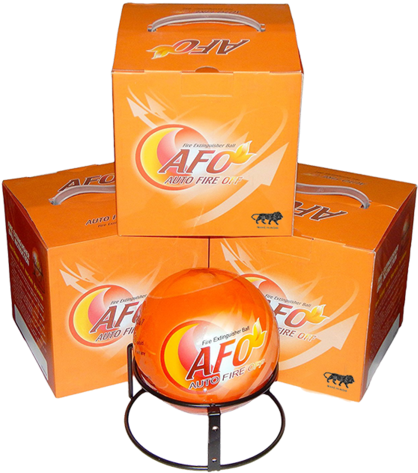 Afo Fire Extinguisher Ball - Fire Extinguishing Ball - Elide Fire (438x500), Png Download