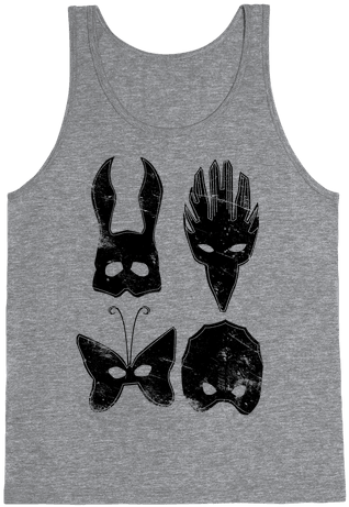 Splicer Mask Tank Top - Shirt (484x484), Png Download