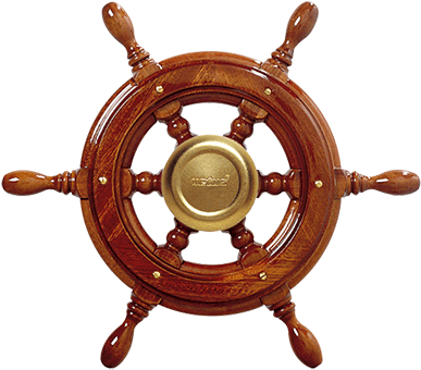 Vetus Steering Wheel Kc421 420mm Boss 1inch Your Price - Steering The Ship Png (400x367), Png Download