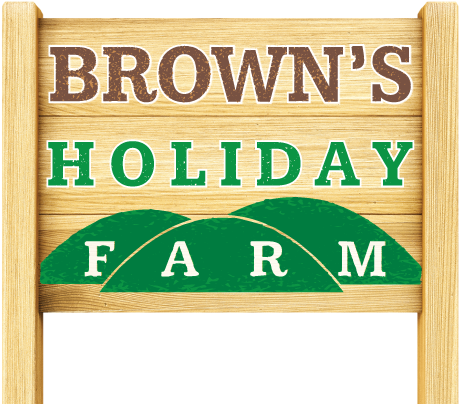 Browns Holiday Farm Sign - Brown's Holiday Farm (479x406), Png Download