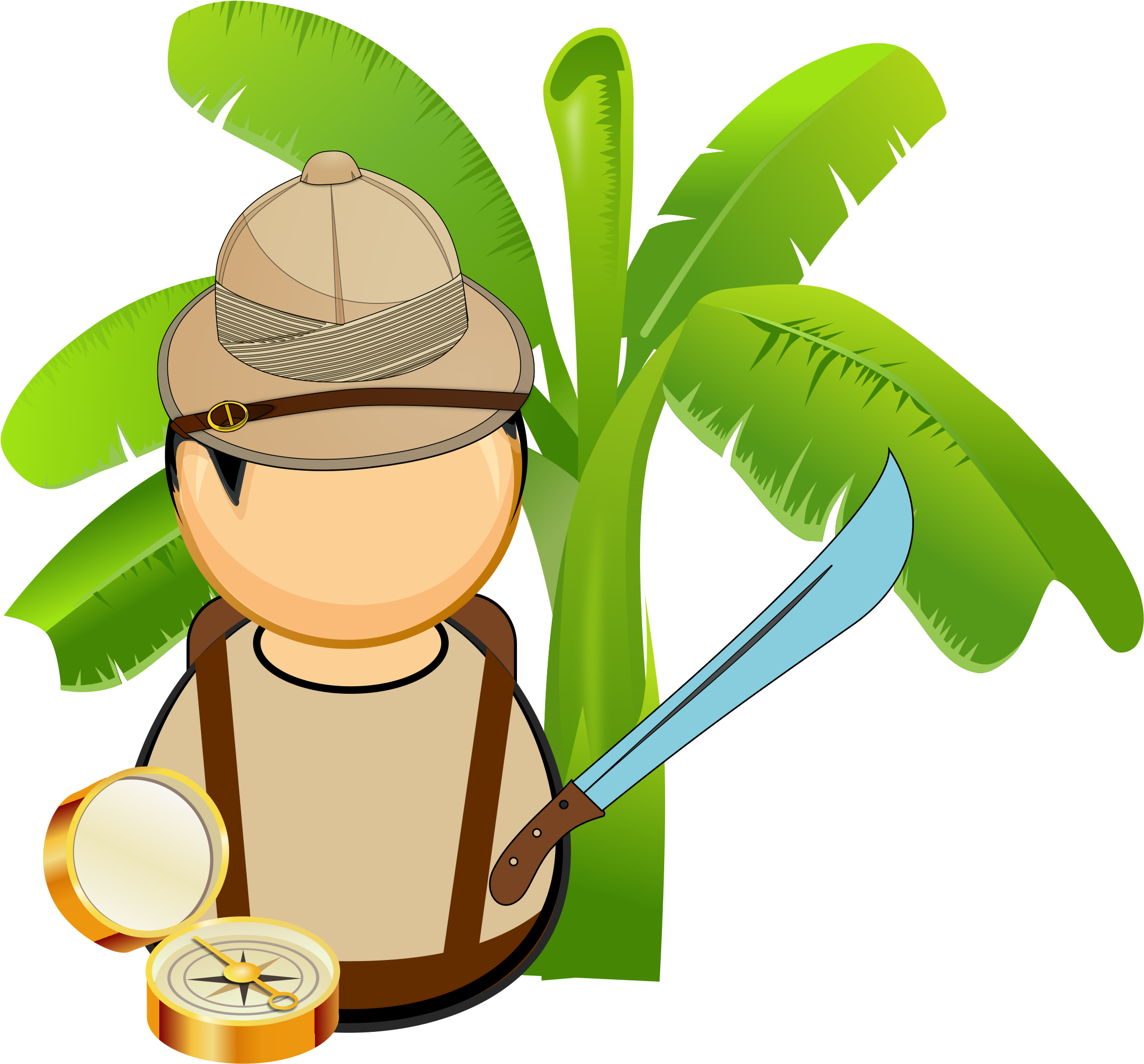 Jungle Vector Png - Jungle Clipart (2400x2241), Png Download