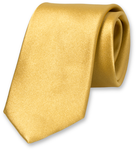 Corbata Dorada Satinada - Corbata Dorada Png (524x524), Png Download