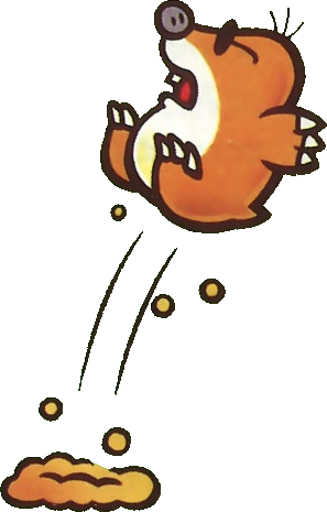 Monty Mole - Cartoon (297x465), Png Download