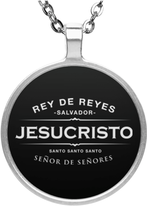 Jesucristo Necklace - Bulldog Christmas Wreath Round Pendant Necklace (800x800), Png Download