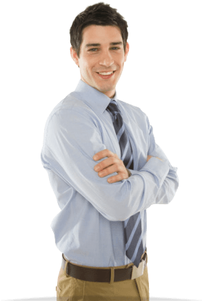 Boy With Tie And Arms Crossed - Persona Con Los Brazos Cruzados (294x457), Png Download