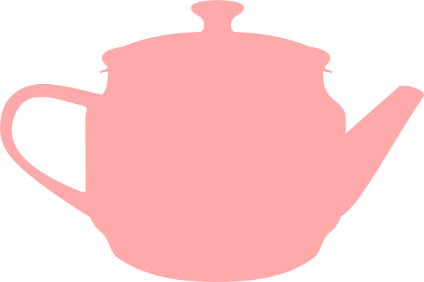 Tea Clipart The Word - Teapot Silhouette (600x399), Png Download
