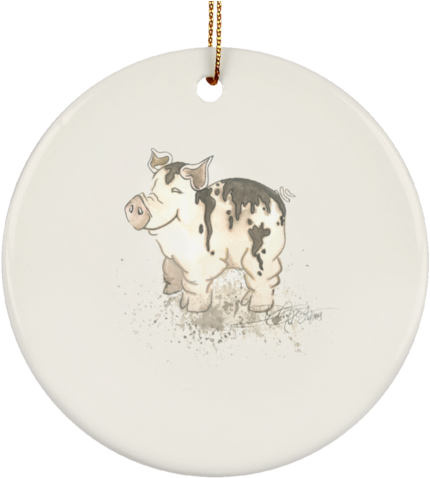 Ornament - Rural Peddler - Original Art - Ceramic (480x480), Png Download