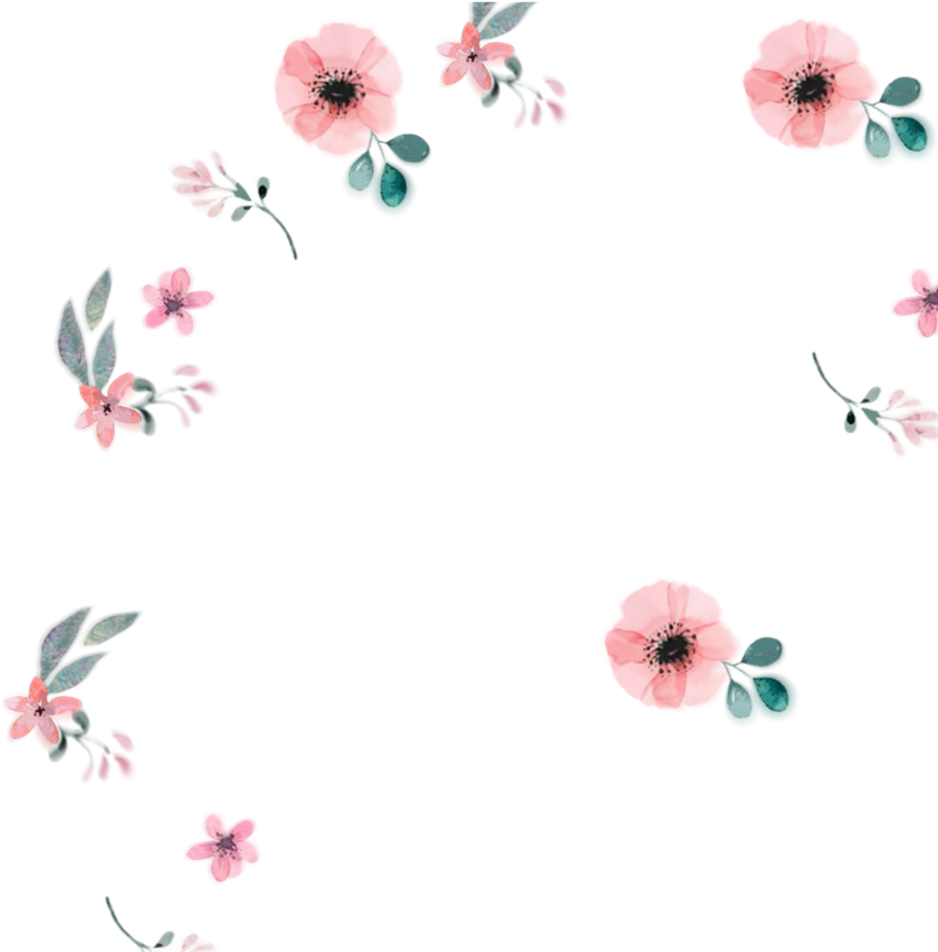 Flower Flowers Pastel Watercolor Floral Wallpaper - Gerbera (1024x1024), Png Download