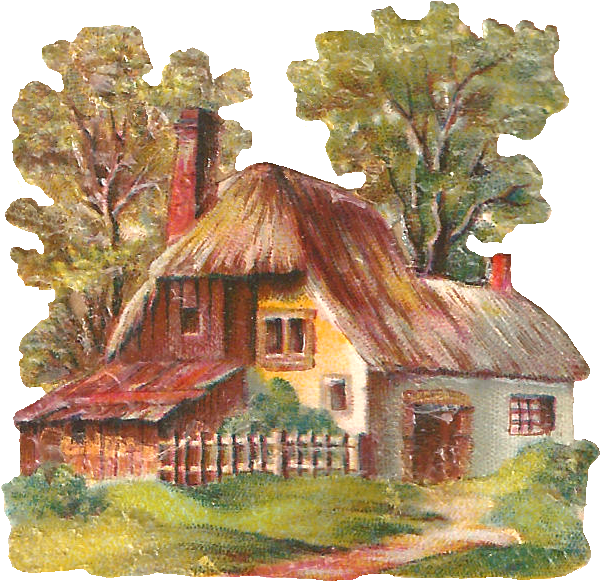 Chicken House Clipart Graphic Transparent Download - Country Cottage Clip Art (761x735), Png Download