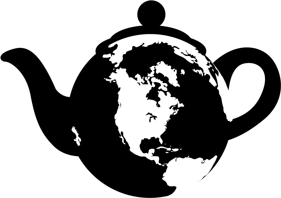 Teapot - Globe United States (999x719), Png Download