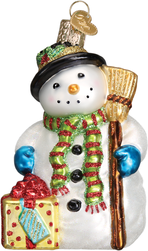Snowman Ornament (950x950), Png Download