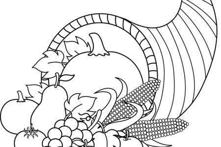 Download Wallpaper Free Full Wallpapers The World - Cornucopia Clipart Black And White (450x300), Png Download