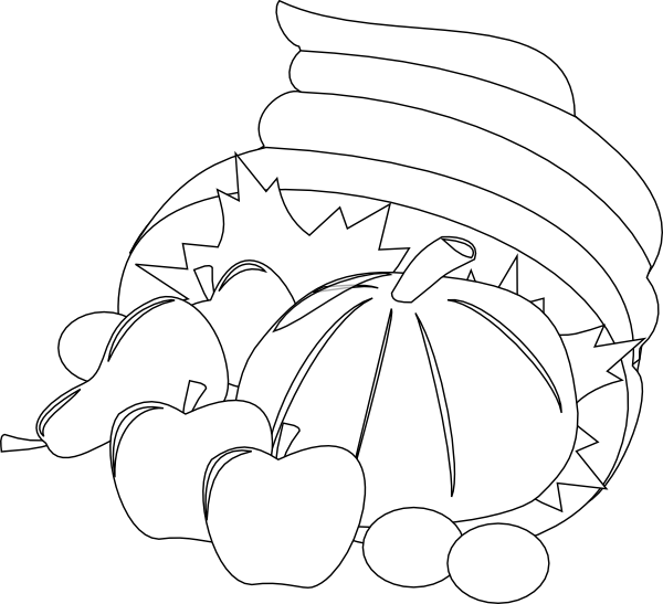 How To Set Use Cornucopia Svg Vector (600x547), Png Download