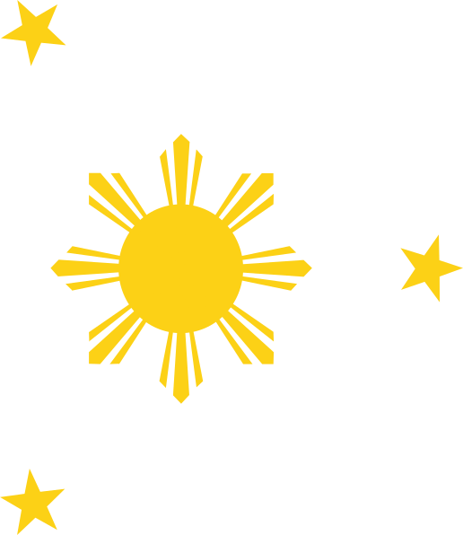 Filipino Flag Star Clipart - Tree Star In The Sun (516x596), Png Download