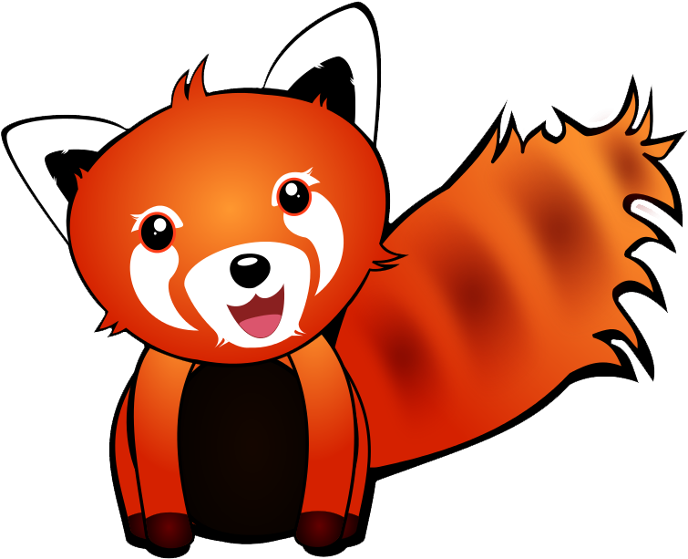 Red Panda Clipart Cute - Red Panda Clipart Png (800x678), Png Download