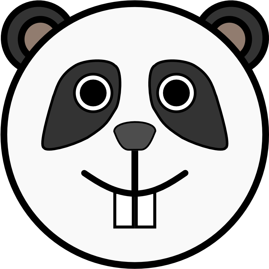 Panda Png Clip Arts - Panda Clip Art (600x600), Png Download