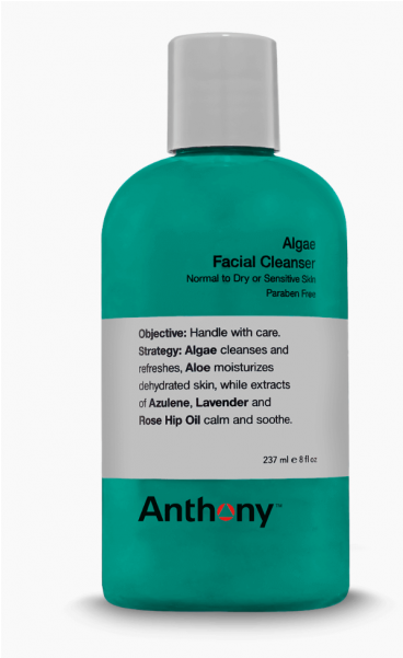 Anthony Algae Facial Cleanser For Men - 8 Fl Oz Bottle (600x600), Png Download