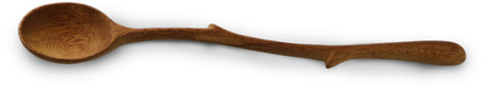 Wooden Twig Spoon - Wooden Spoon (600x523), Png Download