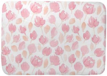 Cute Watercolor Flowers Seamless Vector Pattern - Watercolor Painting (400x400), Png Download