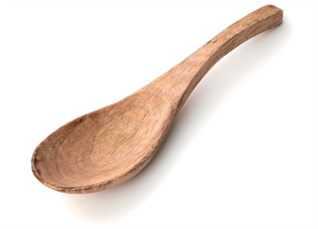 Mango Wood Server Large - Wooden Spoon (360x497), Png Download