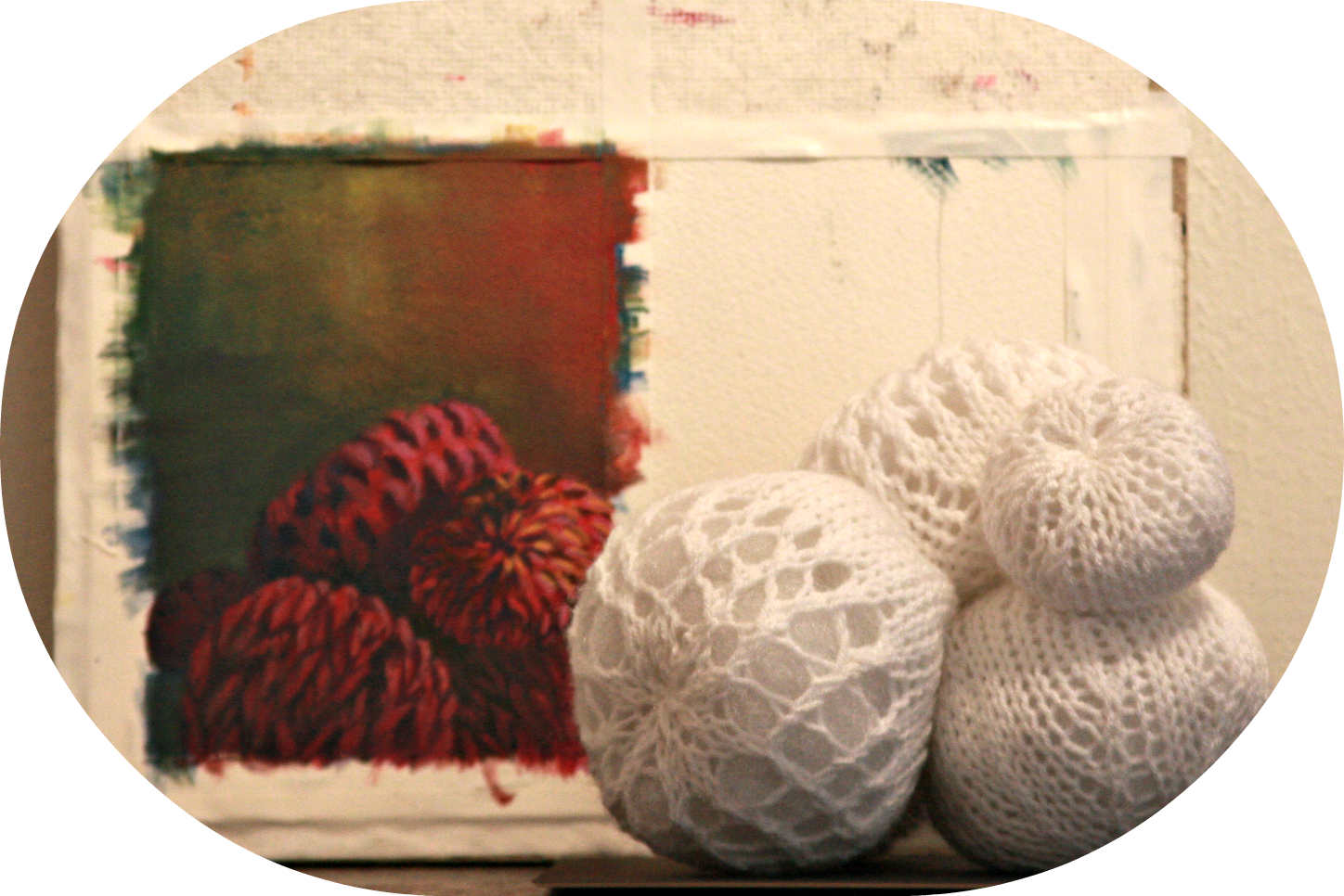 Bedlam General Idea Of Painting The Sculptures - Crochet (1448x966), Png Download