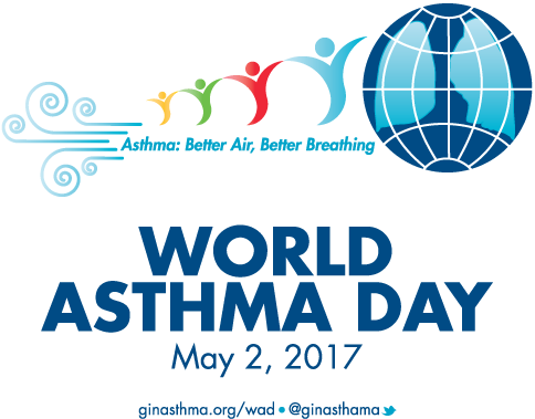 World Asthma Day - World Asthma Day 2017 (506x397), Png Download