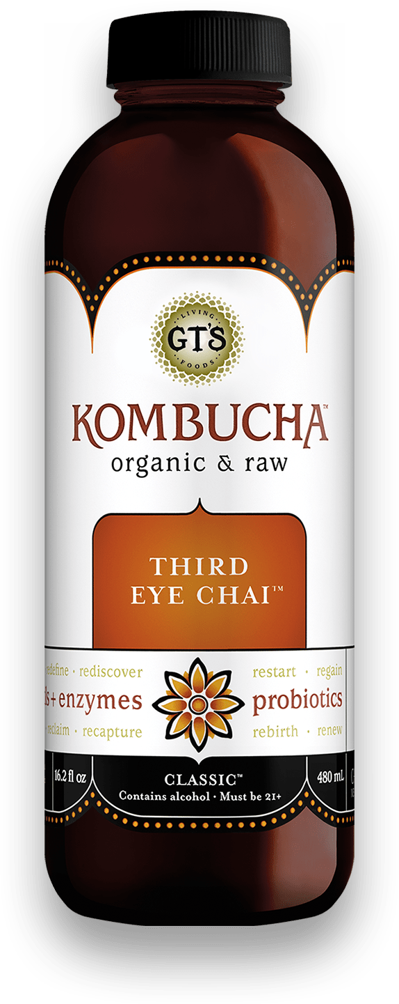 Third Eye Chai™ - Synergy Kombucha Rose (574x1441), Png Download