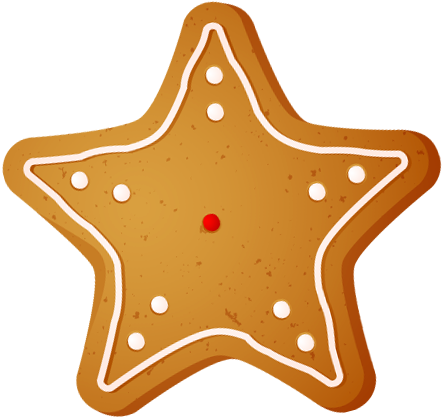 Transparent Christmas Star Cookie Png Clipart - Christmas Cookies Png (466x466), Png Download