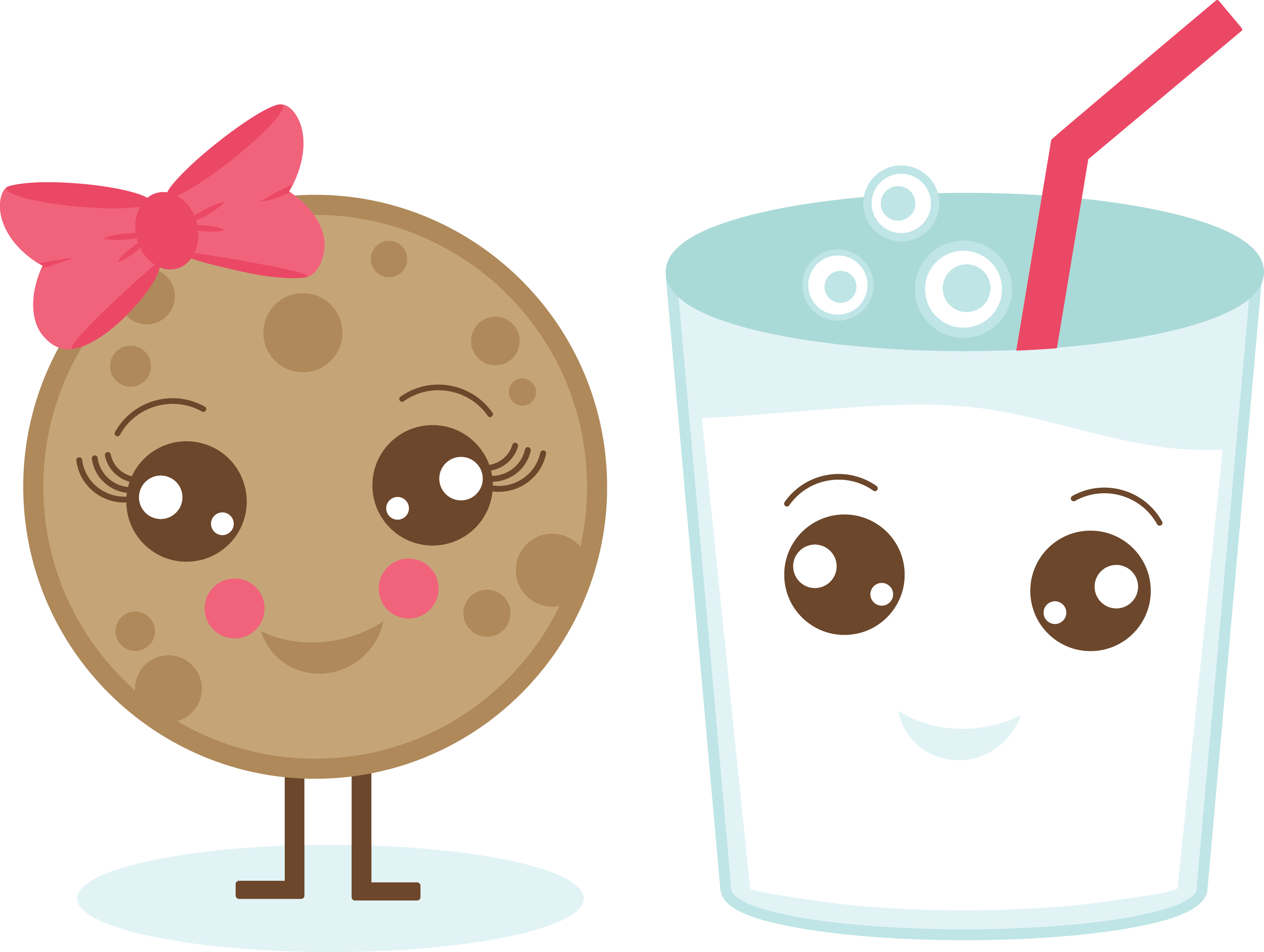 Christmas Graphics Png Gingerbread Man - Cookie And Milk Clip Art (3183x2397), Png Download