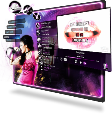 Samsung Smart Tv Karaoke App (372x382), Png Download