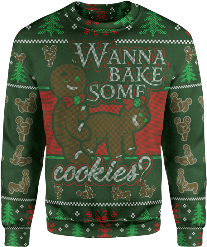 Wanna Bake Some Cookies Christmas Sweater - Christmas Day (800x800), Png Download