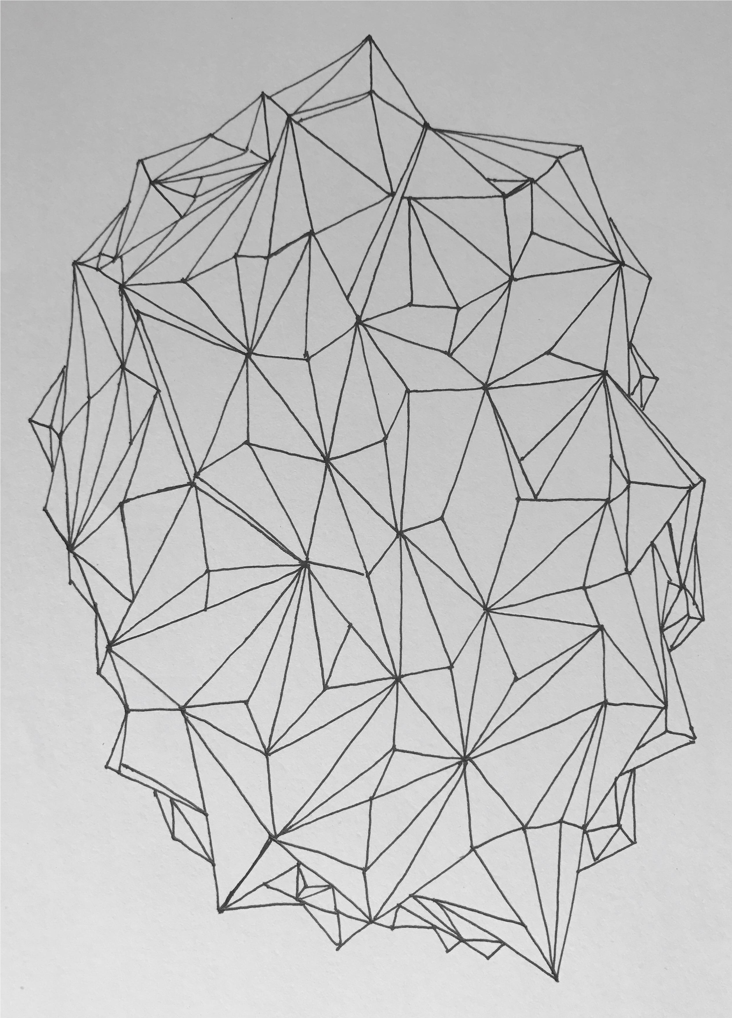 Facets Iii - Drawing (2799x3891), Png Download