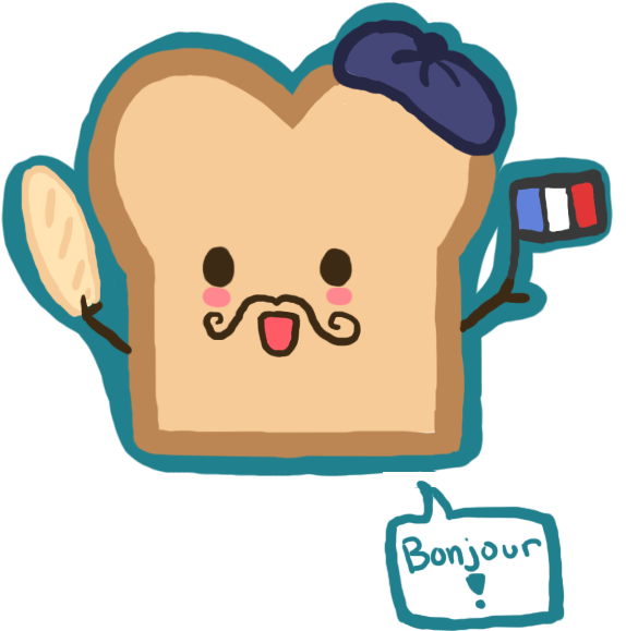 Graphic Royalty Free Download French Toast Comes To - French Toast Animation (630x630), Png Download