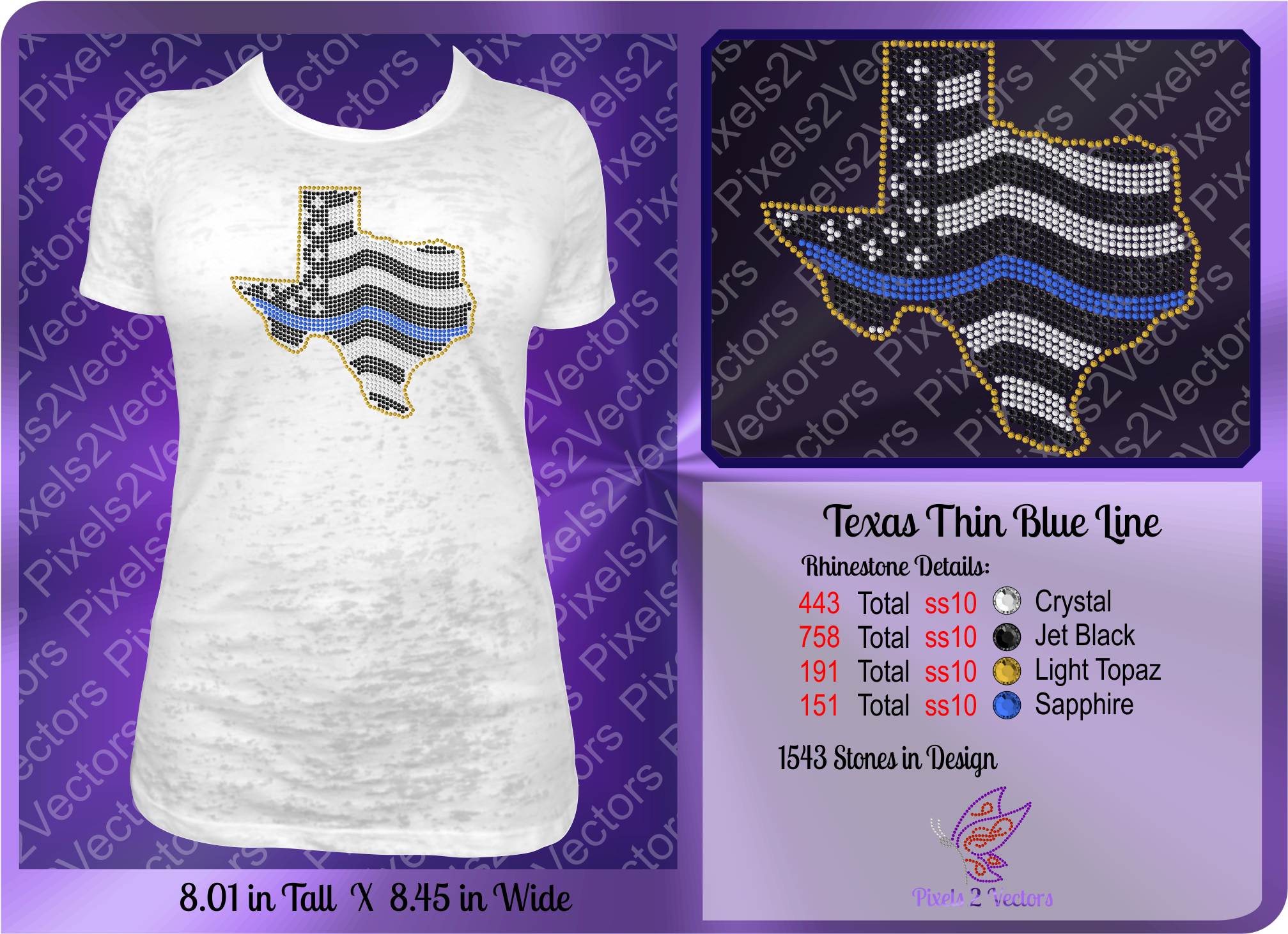 Texas Thin Blue Line - Sewing Machine (2088x1535), Png Download