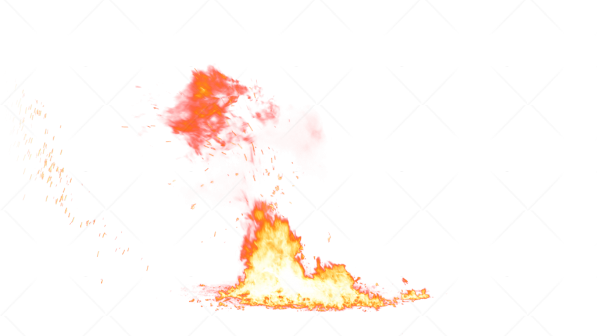 Small Fire On The Ground - Fire On Ground Png (850x479), Png Download