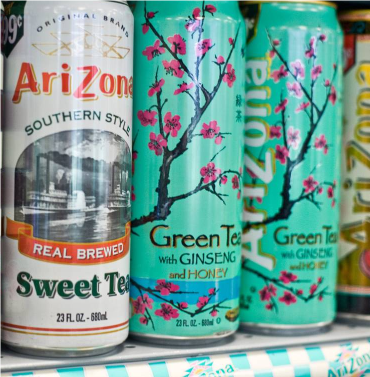 Arizona Sweet Tea - Arizona Iced Tea Price On Can (1242x810), Png Download