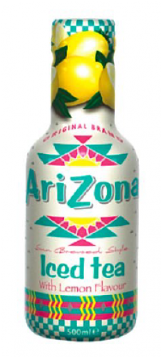 Arizona Lemon Real Sugar 16oz (500x500), Png Download