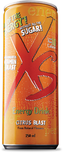 Xs™ Energy Drink Citrus Blast - Xs Energy Drink Citrus Blast Png (600x600), Png Download