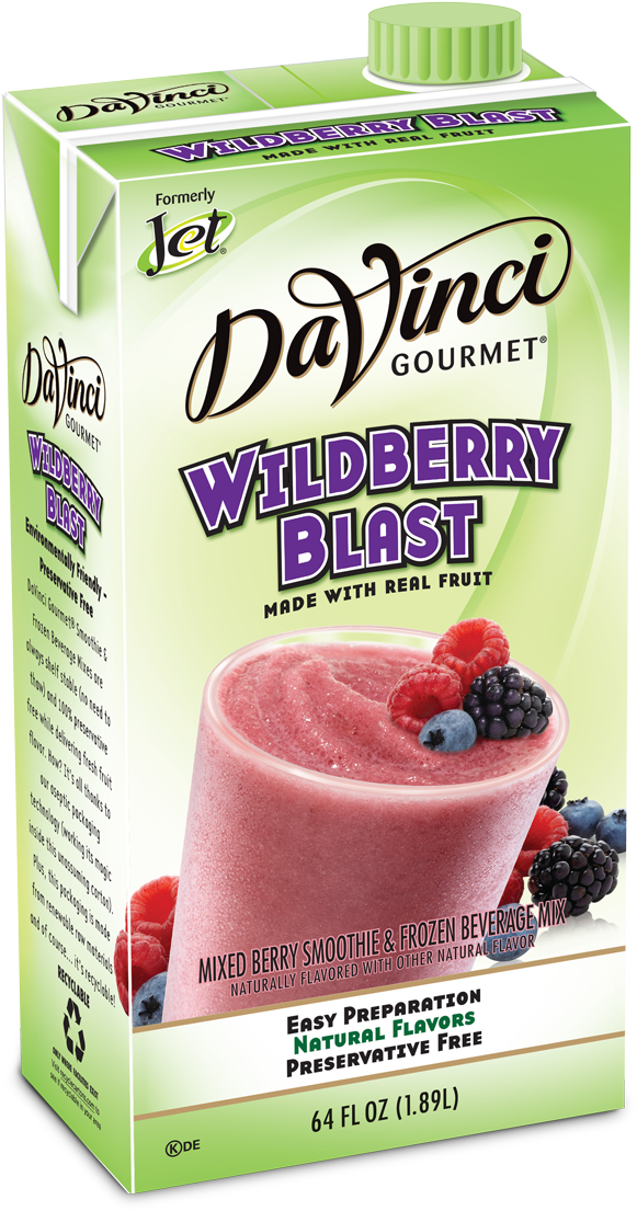 Jt02610 Wildberry-blast - Davinci Smoothie Mix (1200x1200), Png Download