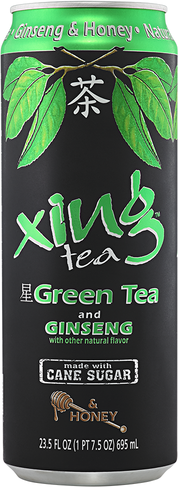 12 Pack Ginseng Green Tea From - Xing Tea Mint (387x1000), Png Download