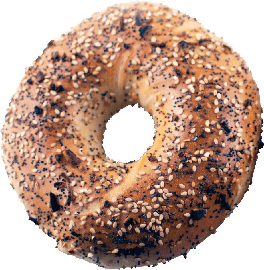 Delicious Bagel Png Image - Everything Bagel (1024x1024), Png Download