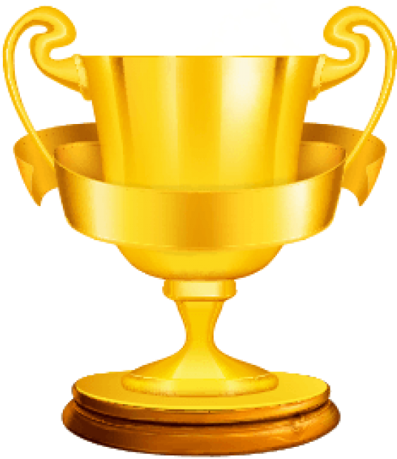 Golden Cup Illustrator Png Download - Trophy Vector (600x676), Png Download